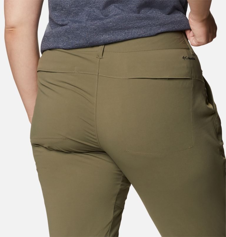 Women's Columbia Saturday Trail Stretch Pants Olive | Plus Size CA-N5318